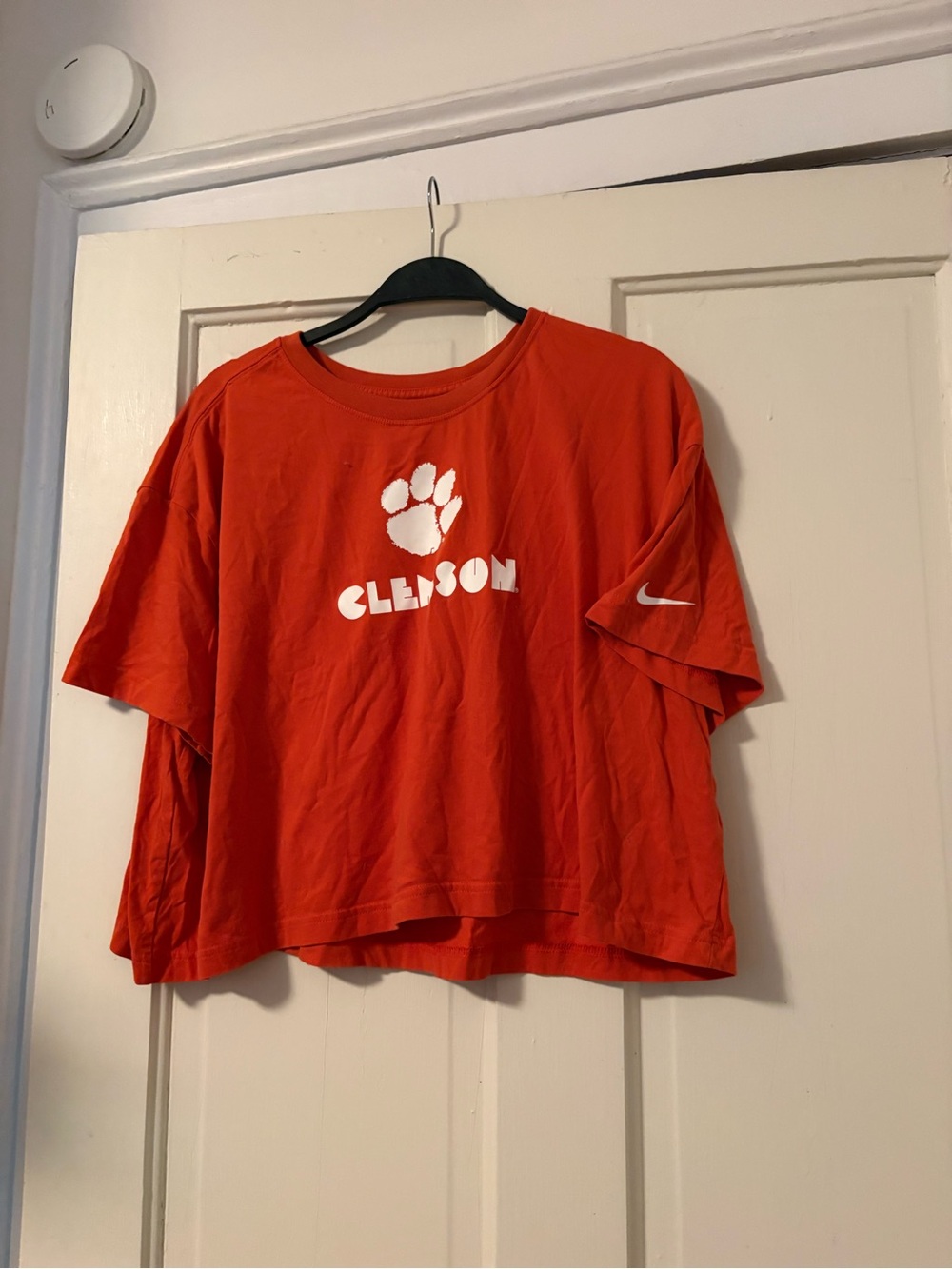 Nike Cropped Clemson Shirt